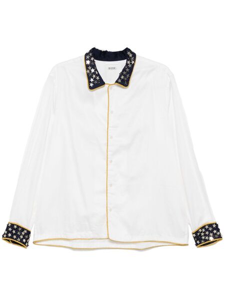  Bode Starry Pageant Shirt - White 