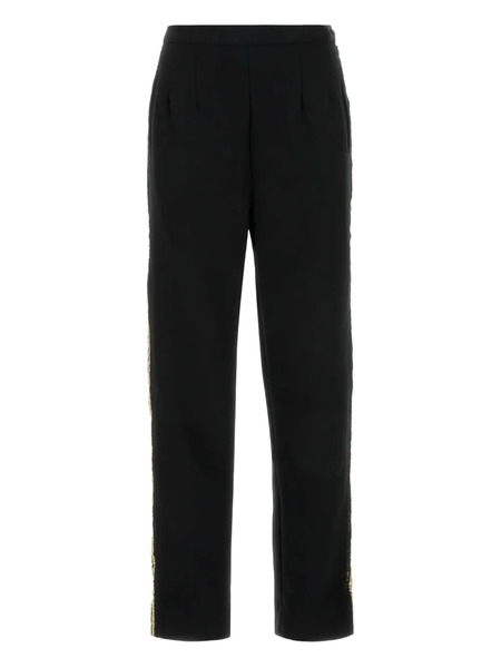  Bode Stripe-detail Tailored Trousers - Black 