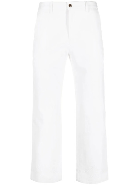  Bode Tailored Straight Trousers - White 