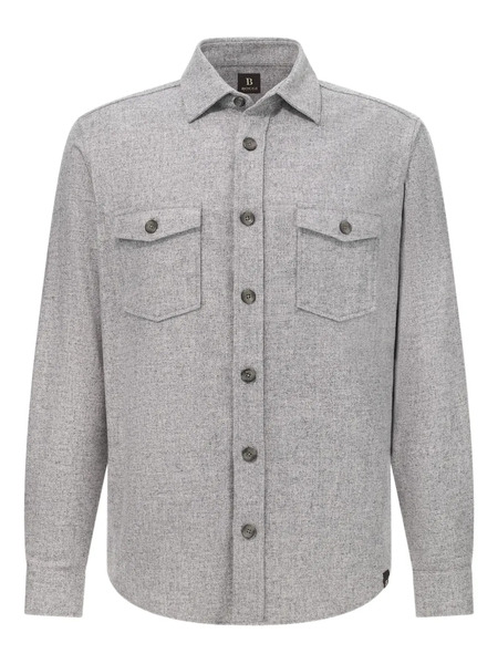  Boggi Milano Chest-pockets Overshirt - Grey 
