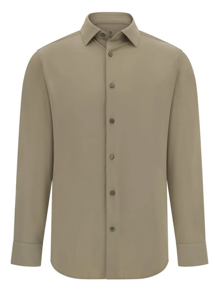  Boggi Milano Long-sleeve Button-up Shirt - Neutrals 