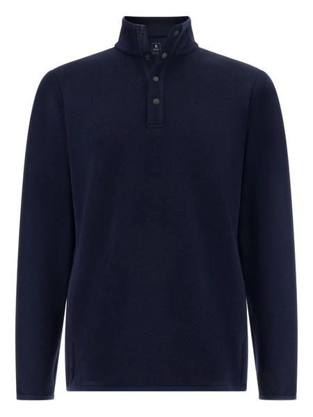  Boggi Milano Mock-neck Sweatshirt - Blue 