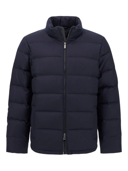  Boggi Milano Padded Zip Jacket - Blue 