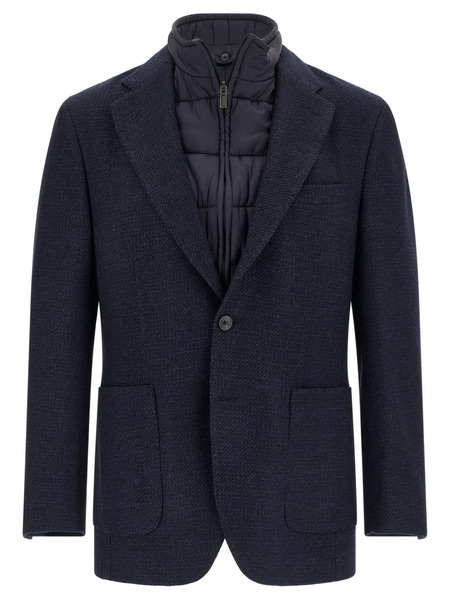  Boggi Milano Patch-pockets Jacket - Blue 