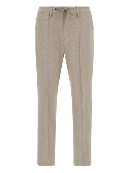  Boggi Milano Roberto Drawstring Jersey Trousers - Neutrals 