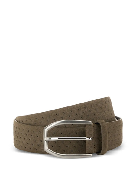  Boggi Milano Suede Belt - Brown 