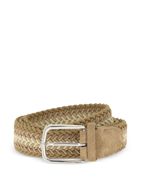  Boggi Milano Woven Belt - Neutrals 