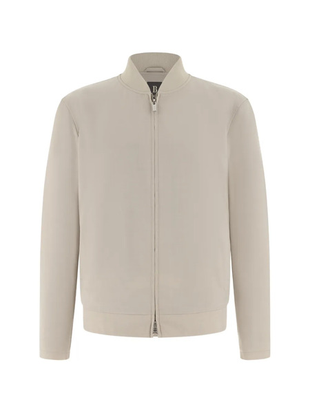  Boggi Milano Zip-up Bomber Jacket - Neutrals 