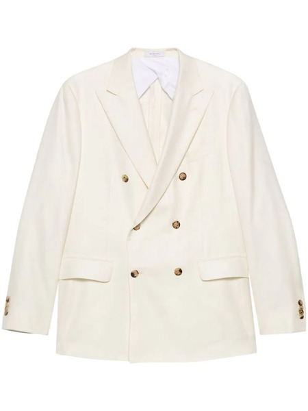  Boglioli Double-breasted Blazer - White 