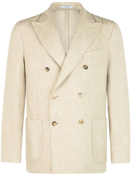 Boglioli Double-breasted Wool Blazer - Neutrals 