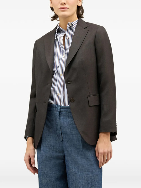  Boglioli Hopsack Buttoned Blazer - Brown 