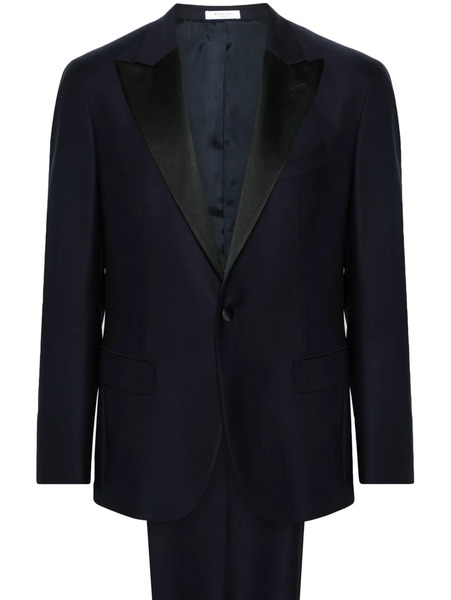  Boglioli Interlock-twill Virgin-wool Suit - Blue 