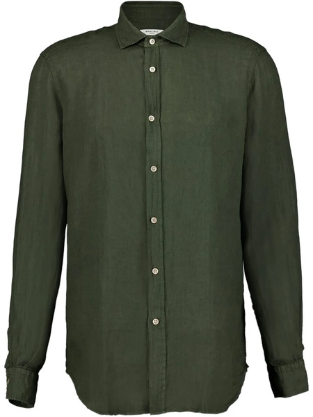  Boglioli Linen Shirt - Green 