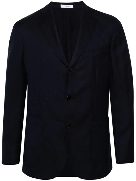  Boglioli Notched-lapels Single-breasted Blazer - Blue 