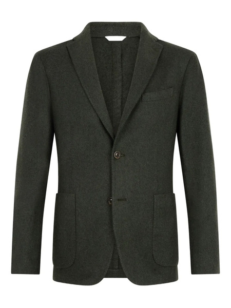  Boglioli Patch-pocket Buttoned Blazer - Green 