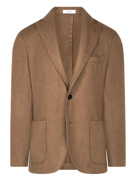  Boglioli Patch-pocket Single-breasted Blazer - Brown 