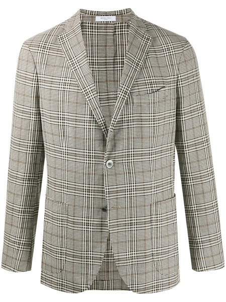  Boglioli Plaid Single-breasted Blazer - Neutrals 