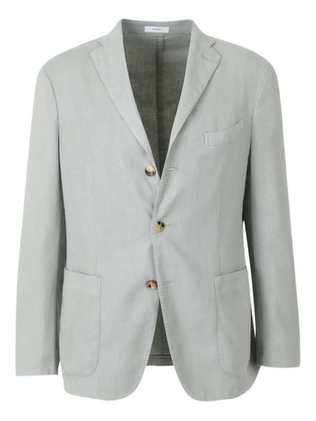  Boglioli Single-breasted Blazer - Green 