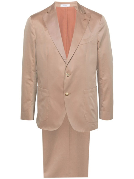  Boglioli Single-breasted Cotton Suit - Brown 