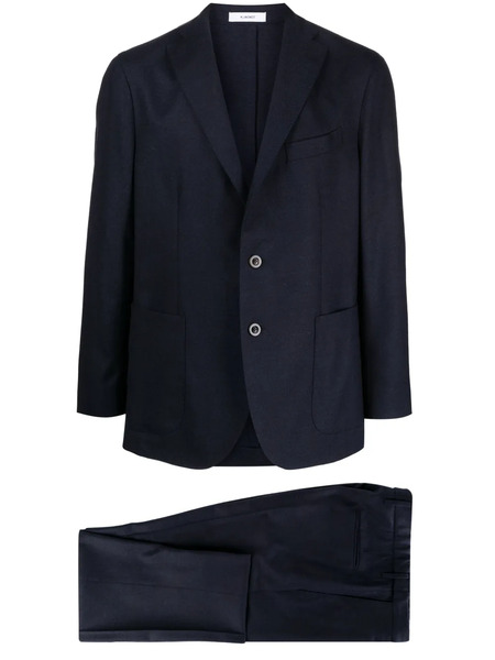  Boglioli Single-breasted Virgin Wool Suit - Blue 