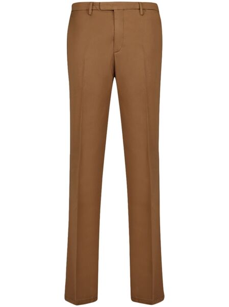  Boglioli Stretch-cotton Tailored Pants - Brown 