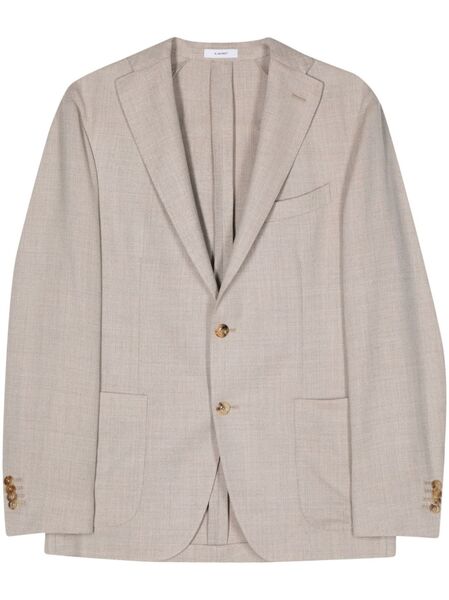  Boglioli Wool Single-breasted Blazer - Neutrals 