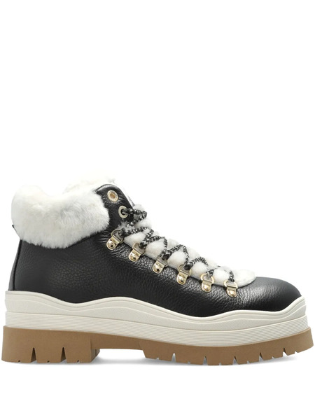  Bogner Arosa Lace-up Shearling Trainers - Black 