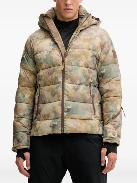  Bogner Fire+ice Camouflage-pattern Hooded Ski Jacket - Neutrals 