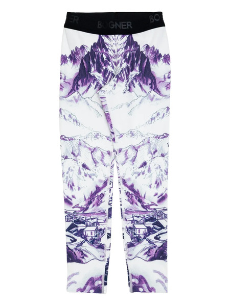  Bogner Kids Lenya Printed Leggings - White 