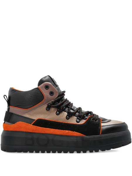  Bogner Lace-up High-top Platform Sneakers - Black 