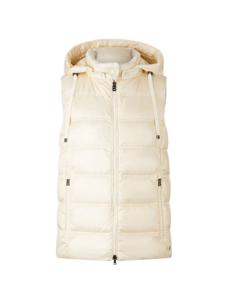  Bogner Liddy Detachable-hood Quilted Gilet - Neutrals 