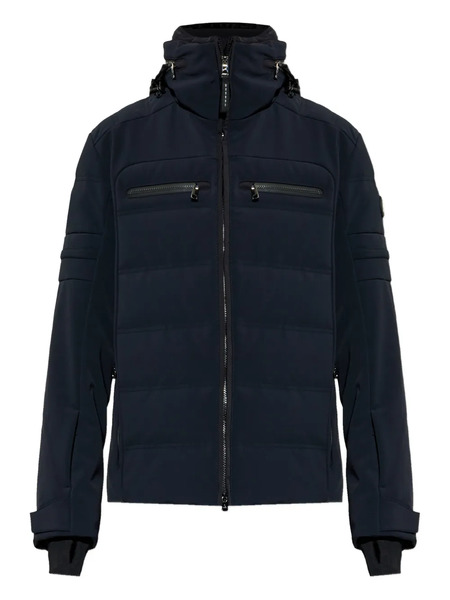  Bogner Minho Hooded Zip-fastening Ski Jacket - Black 