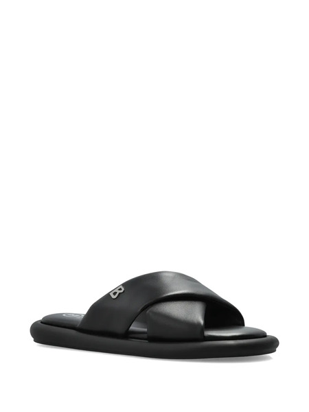  Bogner Portofino Crossover-strap Sandals - Black 