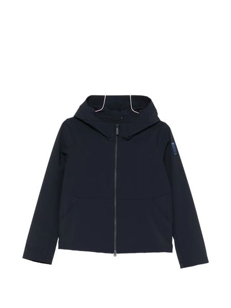  Bomboogie Hooded Cropped Jacket - Blue 