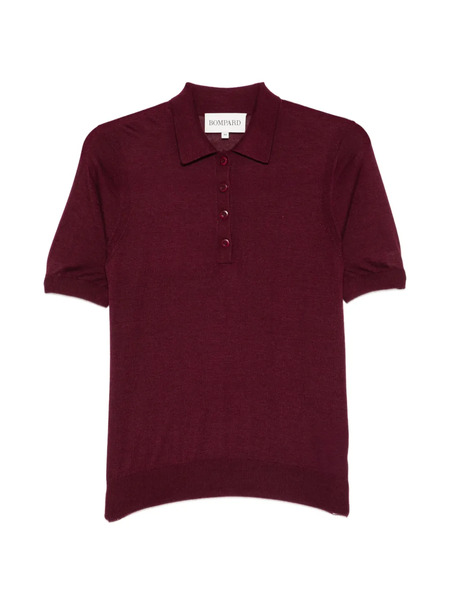  Bompard Buttoned Short-sleeve Polo Shirt - Red 