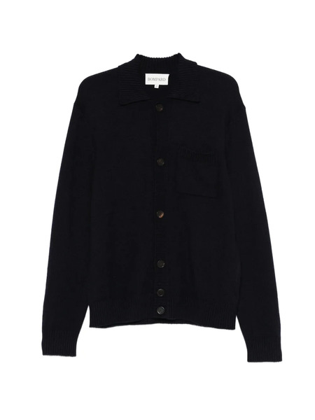  Bompard Chest-pocket Cardigan - Blue 