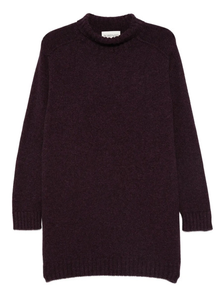  Bompard Crew-neck Mini Dress - Red 