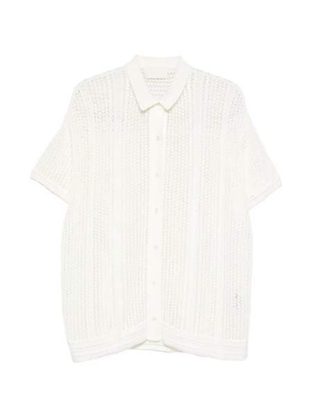  Bompard Crochet Polo Shirt - Neutrals 
