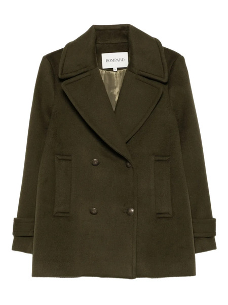  Bompard Double-breasted Notched-lapel Jacket - Green 