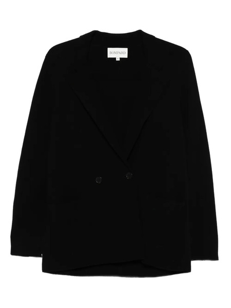  Bompard Double-breasted Welt-pocket Blazer - Black 