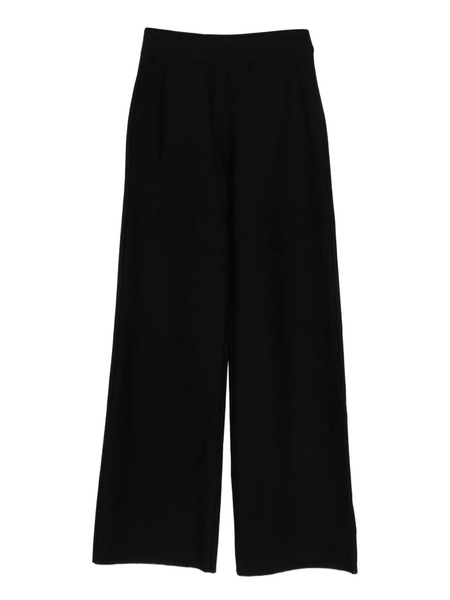  Bompard Elastic-waist Palazzo Pants - Noir 