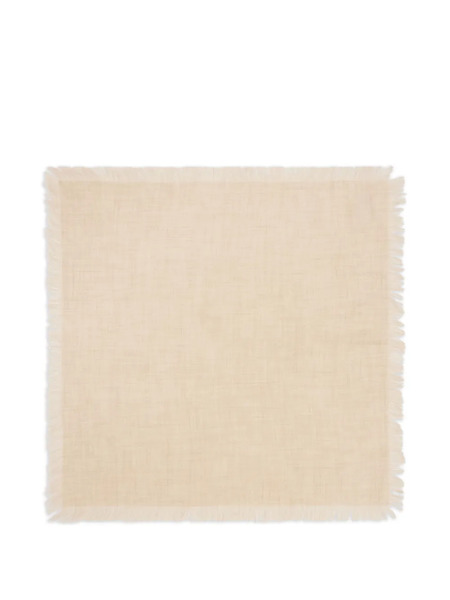  Bompard Fringe Twill Square Scarf - Neutrals 
