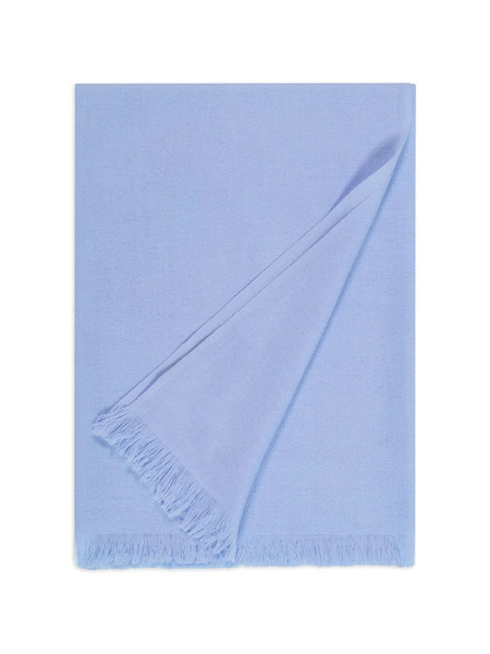  Bompard Fringed Scarf - Blue 