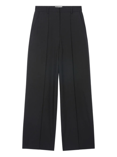  Bompard Front-rib Palazzo Pants - Black 