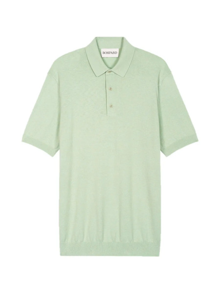  Bompard Knitted Polo Shirt - Green 
