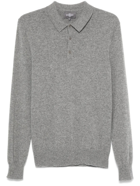  Bompard Long-sleeve Polo Shirt - Grey 
