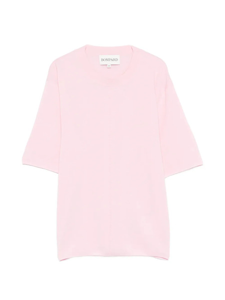  Bompard Loose Round-neck T-shirt - Pink 