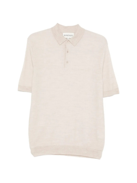  Bompard Micro-stripe Polo Shirt - Neutrals 