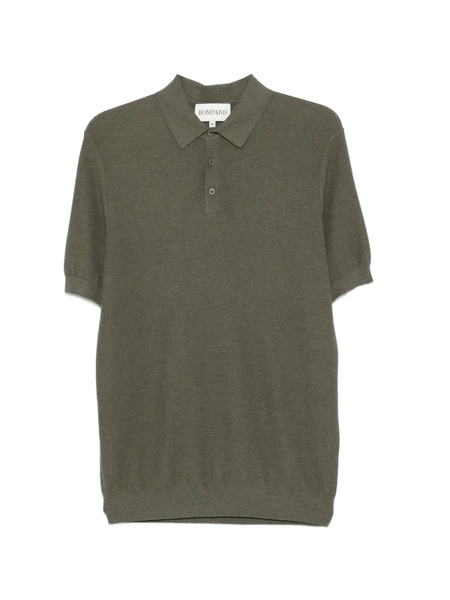  Bompard Piqué-knit Button-fastening Polo Shirt - Green 