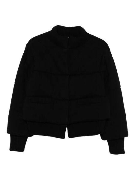  Bompard Quilted High-neck Jacket - Black 